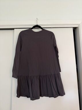 Primark Dark Gray Long Sleeve Mini Dress